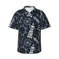 thumbnail image 1 of Balery Anchor and Lighthouse Camisas hawaianas de manga corta para hombre, camisas playeras de corte holgado, camisas de vacaciones con botones,Medium, 1 of 7