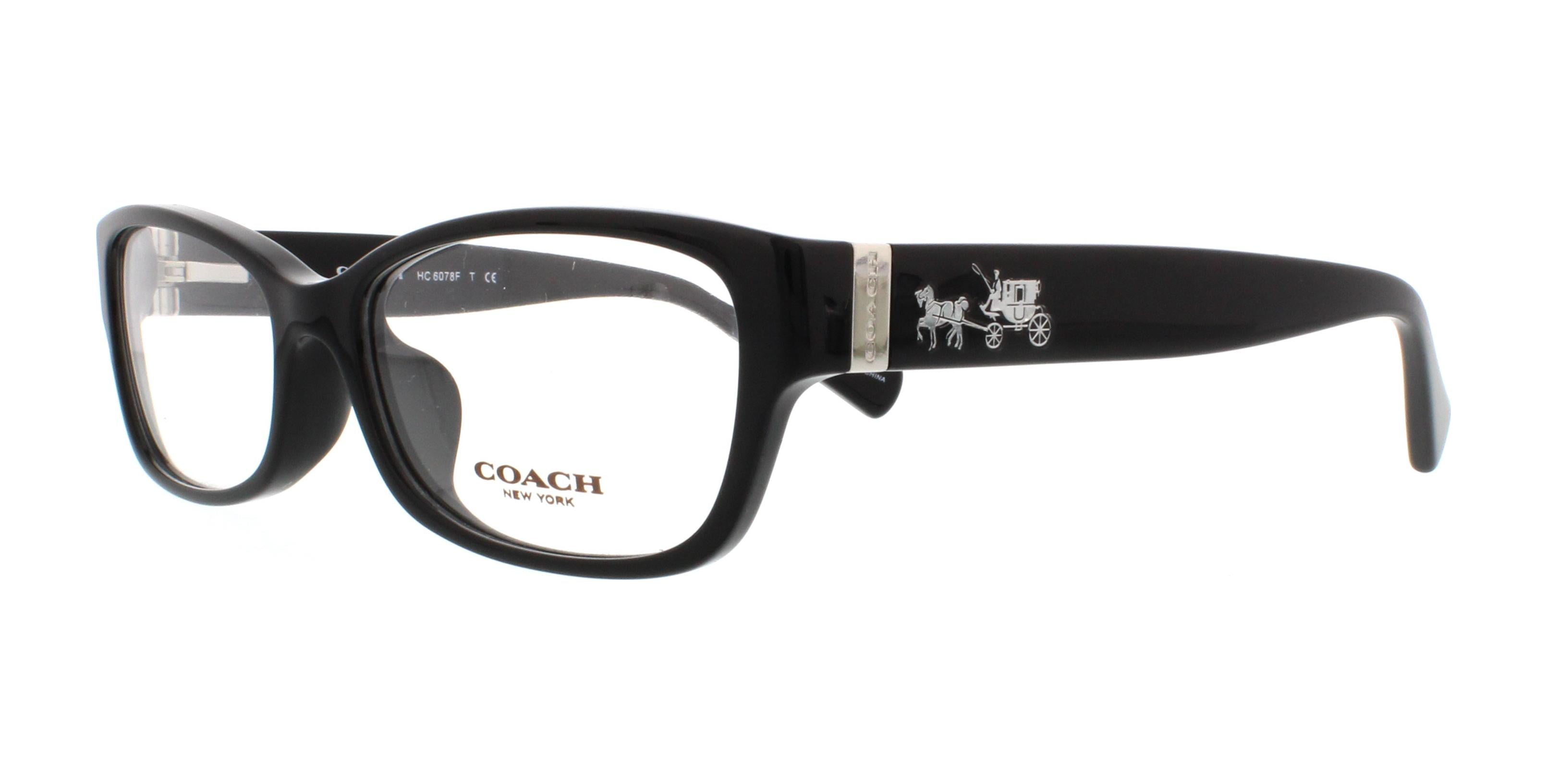 COACH Eyeglasses HC6078F 5002 Black 54MM