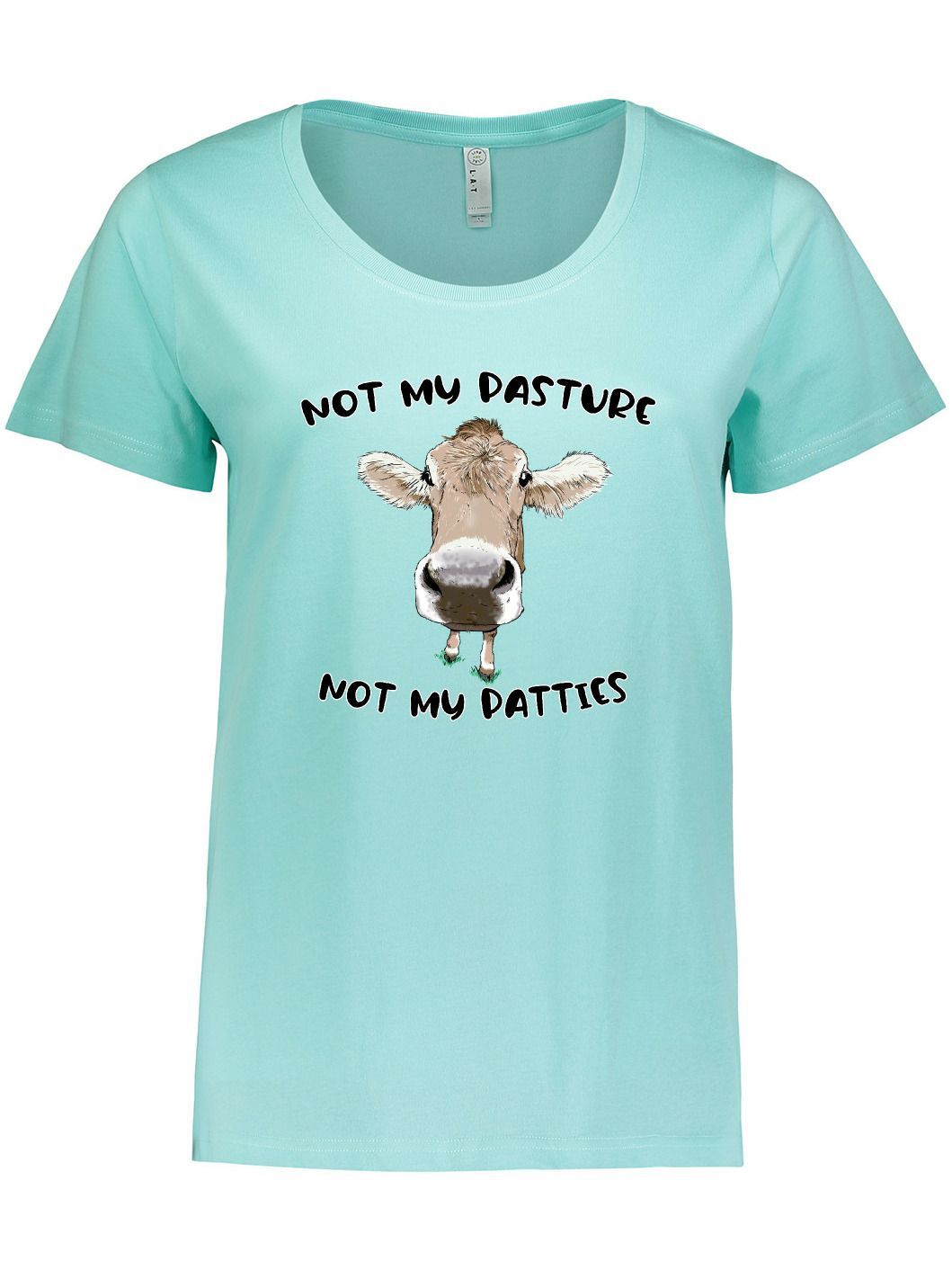 Inktastic Funny Cow Not My Pasture Not 