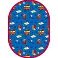 thumbnail image 5 of Bookworm (Spanish) 3'10" x 5'4" Area Rug In Color Blue, 5 of 7