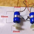 thumbnail image 2 of 1 Pair RC Jet Boat Underwater Motor Thruster 7.4V 16800RPM CW CCW 3-Blades Propeller For DIY Micro-R--Blue, 2 of 5