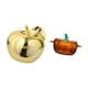 thumbnail image 5 of Adorno de cerámica con forma de fruta, con tapa en forma de calabaza. Ideal como dulcero, tarro para , escritorio, porches, restaurantes u ofi, 5 of 8