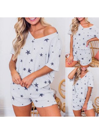 Stars Above Ivory Pajama Sets for Women