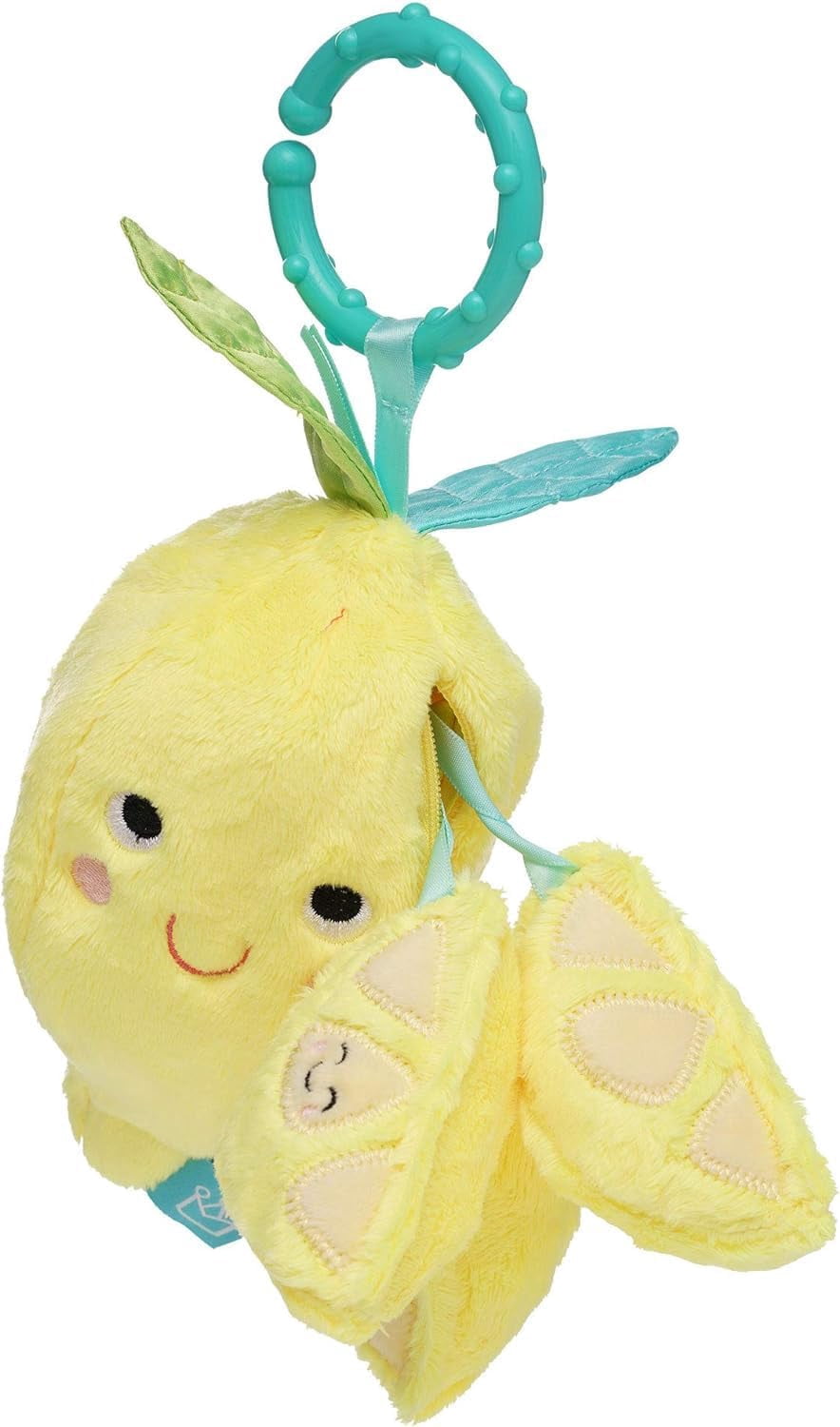 Eating the Alphabet Baby Gift Set includes Board Book by Lois Ehlert, Lemon & Orange Infant Travel On-the-Go Toys (Sensory Developmental Learning Toys)