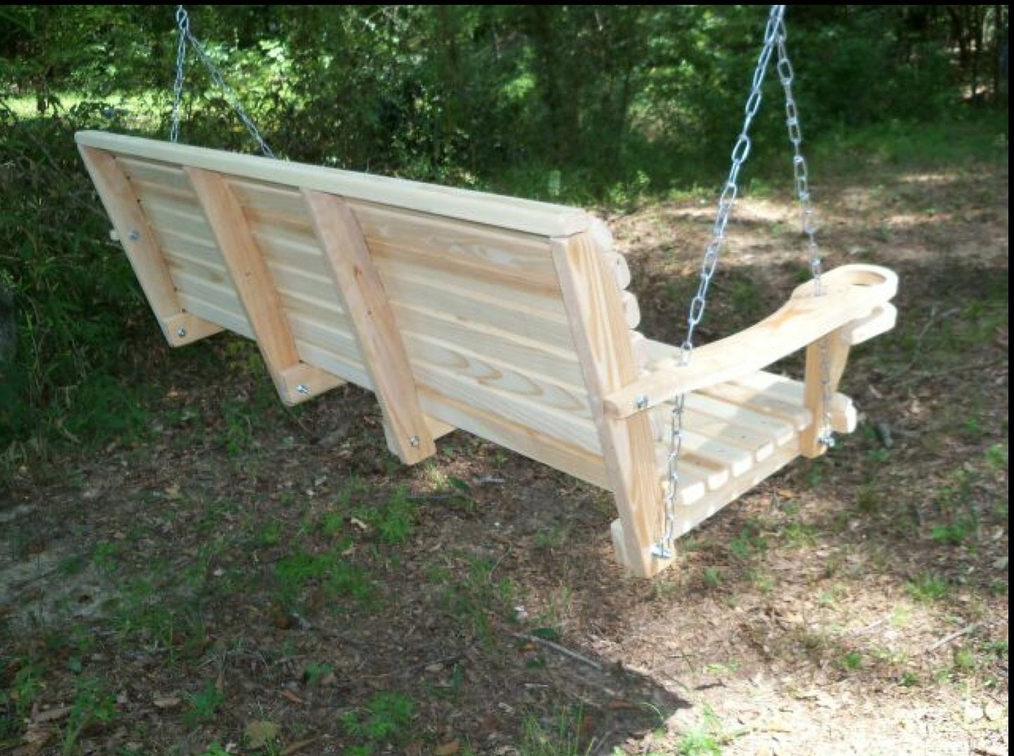 5ft Cypress Roll Back Porch Swing W Swing Mate Comfort Springs