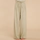 thumbnail image 5 of Pantalones Largos de Pierna Ancha Informales de Algodón Sólido Con Cordón de Lino Y Cintura Elástica Para Mujer Odeerbi  ODB-6, 5 of 9