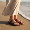 thumbnail image 5 of Cushionaire Luna Cork Footbed Sandals for Women – Comfortable Slip-On Women's Shoes with Genuine Suede Footbed & Arch Support | Slides for Women, 5 of 21