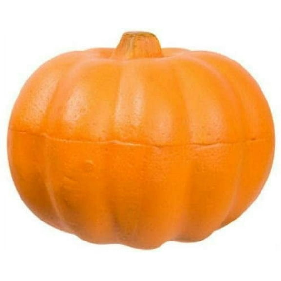 6 inch Carveable Polyfoam Pumpkin Halloween Fun Jack O' Lantern Decoration for Fall Autumn (Pack of 2) by Greenbrier