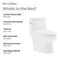thumbnail image 6 of Ivy One-Piece Elongated Toilet Left Side Flush, 10" Rough-In 1.28 gpf, 6 of 14