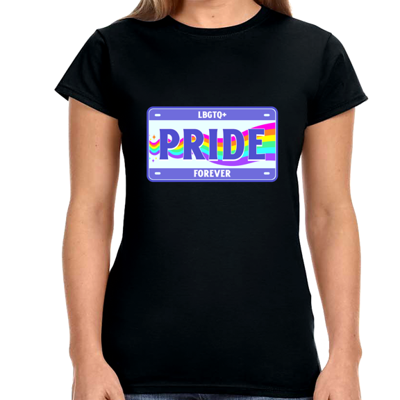 LGBTQ Forever LGBT Lesbian Gay Pride Month LGBT Ally Womens T Shirts