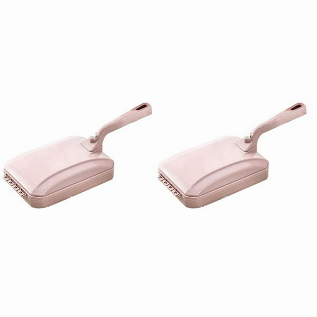 2X Limpiador de Alfombras Cepillo Barredora Sofá Cama de Mano Sucio Cepillo de Rodillo de Piel de Suciedad de Restos