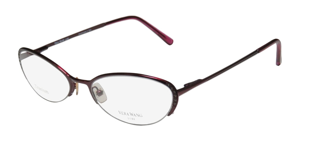 NEW VERA WANG LUXE EPIPHANY II WOMENS/LADIES CAT EYE HALF-RIM