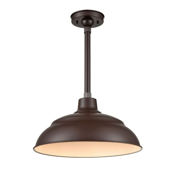 LEDRWHS17-ABR-Millennium Lighting-R Series - 11W 1 LED Wall Mount-9.25 Inches Tall and 17 Inches Wide-Architectural Bronze Finish