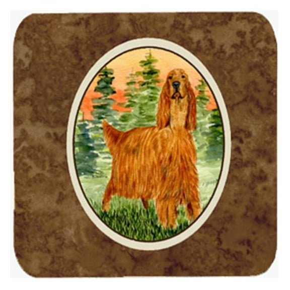 Irish Setter Foam Coasters, Set Of 4