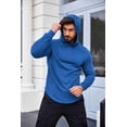 thumbnail image 4 of COOFANDY Men's Muscle Fit Long Sleeve Athletic Gym Pullover Workout Sweatshirts Hoodies, 4 of 10