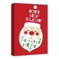thumbnail image 2 of Creative Products Donâ€™t Stop Believin' Santa 12 x 18 Canvas Wall Art, 2 of 5