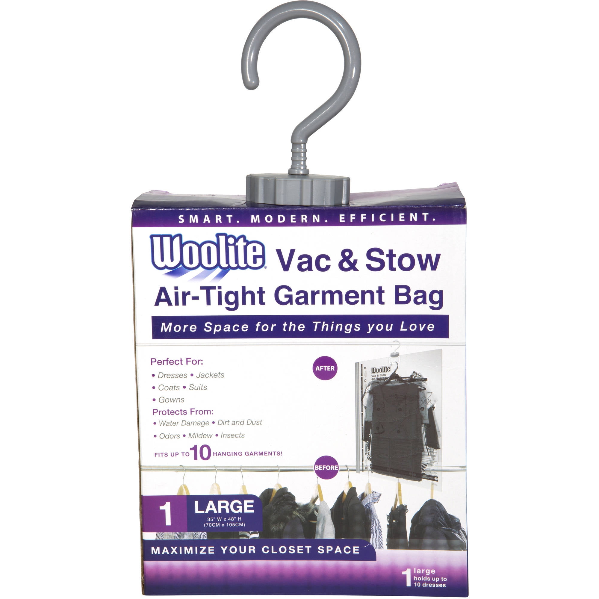 hanging vacuum storage