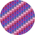 thumbnail image 1 of Ahgly Company Machine Washable Indoor Square Transitional Medium Purple Area Rugs, 3' Square, 1 of 7