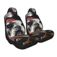 thumbnail image 2 of Xecao Pirate Bulldog On Deck for Automotive Seat Covers for Cars Trucks and SUVs – Gray Car Seat Covers for Front Seats, Truck Seat Protectors-2 PCS, 2 of 9