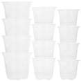 thumbnail image 2 of Kelingqi 12Pcs Plastic Nursery Growing Pots Nursery Garden Pots Plastic Clear Plant Pots, 2 of 6