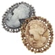 thumbnail image 2 of KAKOWELY 2 broches de diamantes de imitación vintage con broche de solapa para mujeres y niñas., 2 of 4