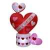 6' Air Blown Inflatable Valentine's Day Hearts Scene Yard Decoration GTV00008-6