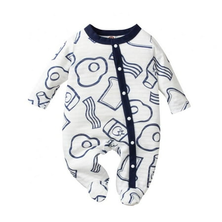 

Xinhuaya Baby Baby Boy Girl Footie Romper Jumpsuit Cotton One-Piece Coverall 0-12 Months