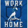 thumbnail image 2 of Baseball Athlete Work From Homebase Men's Long Sleeve Tee T Shirt Brisco Brands S, 2 of 6