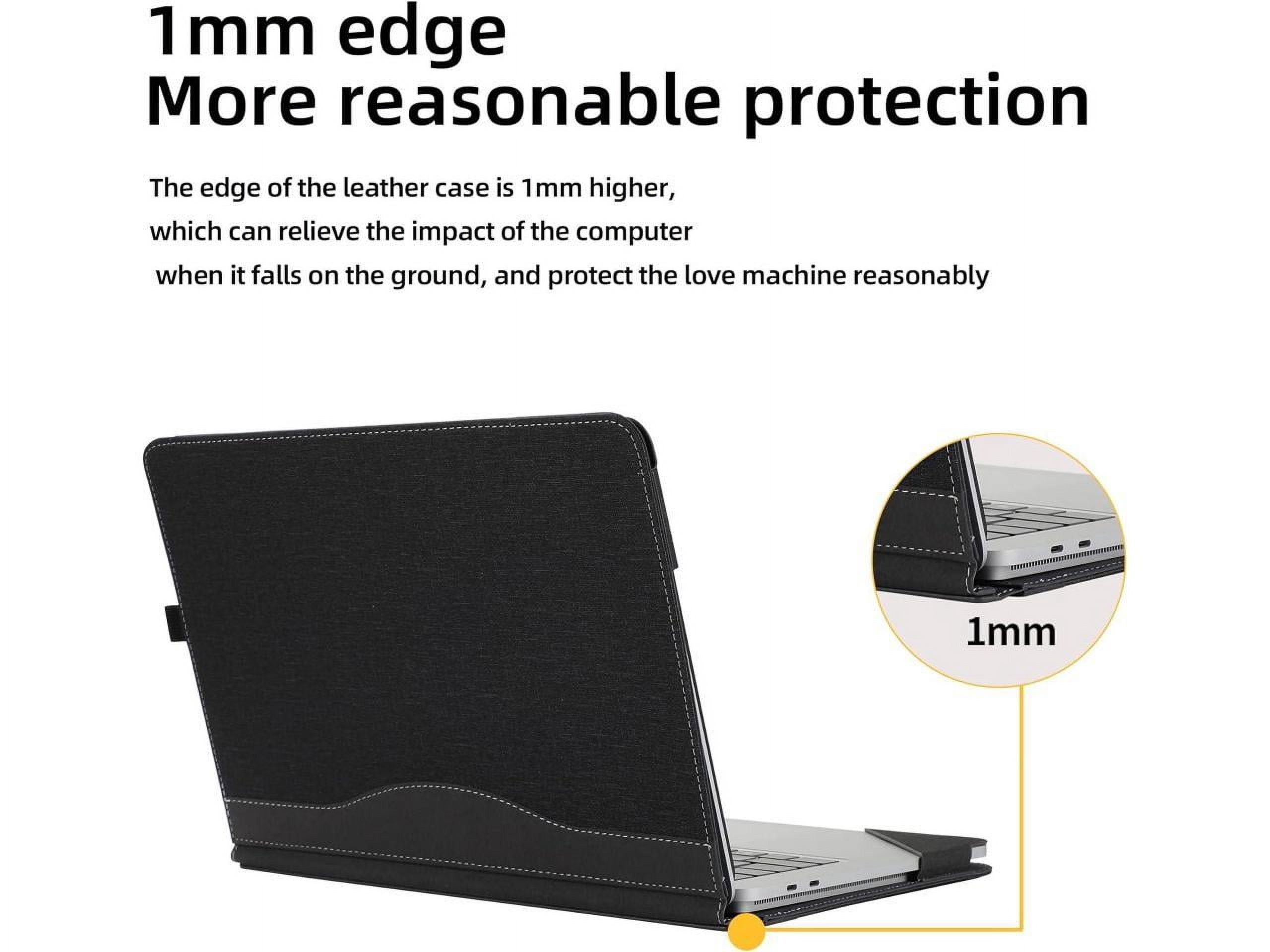 Laptop Case for 14.4 inch Microsoft Surface Laptop Studio 2 2023 / Studio 2022 Protective Cover Shell with Pencil Holder PU Leather Hard Folio Cover