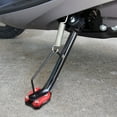 thumbnail image 4 of PENIKOKO Anti Slip Motorcycle Side Stand Foot Plate 1Set Red Aluminium Alloy For Riding, 4 of 8
