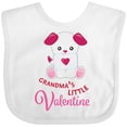 thumbnail image 3 of Inktastic Grandma's Little Valentine Boys or Girls Baby Bib, 3 of 4