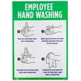 thumbnail image 2 of Employees Must Wash Hands Sign, Hand Washing Decal for Commercial Use, 3pk, 2 of 6