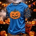 thumbnail image 5 of Shirt for Women Print Short Sleeve Crewneck T-Shirts Halloween Printed Tee Clothes, 5 of 7