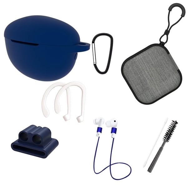 Funda y Kit de Accesorios 8 en 1 Gadget Collection Mx para Huawei Freebuds 4i azul marino