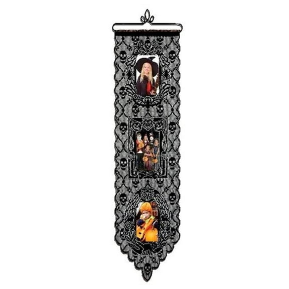 Spooky Pictures Wall Hanging - Black