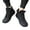 Black, variant on Winter Non Slip Hike Barefoot Boots for Women Warm Snow Ankle Booties Comfortable Slip On Footwear