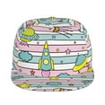 thumbnail image 2 of Bingfone Baseball Cap,Snapback Trucker Hat for Men & Women with Adjustable-Space Doodle, 2 of 9