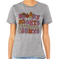thumbnail image 2 of Spooky Nights Frightful Sights Shirt Unisex Small Grey, 2 of 5