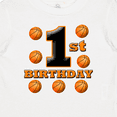 thumbnail image 4 of Inktastic 1st Birthday Basketball Boys or Girls Baby T-Shirt, 4 of 5