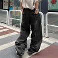 thumbnail image 4 of Mrmall Mens Baggy Jeans Loose Fit Jeans Hip Hop Vintage Casual Denim Jeans Trousers, 4 of 6