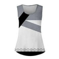 thumbnail image 3 of Liquidation! Uooqdmx Débardeurs Graphiques pour Femmes, Débardeurs Grande Taille pour Femmes, Débardeurs Amples pour Femmes, Gilet Décontracté Imprimé Col Rond 2025, Débardeurs d'Été pour Femmes, Gris m, 3 of 7
