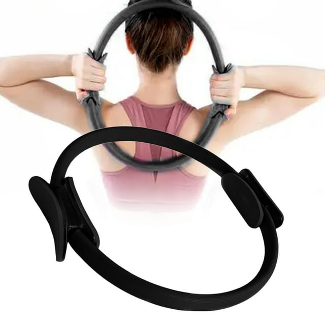 Equipo casero de Pilates Sharpla anillo de Pilates para entrenamiento de mujeres Negro