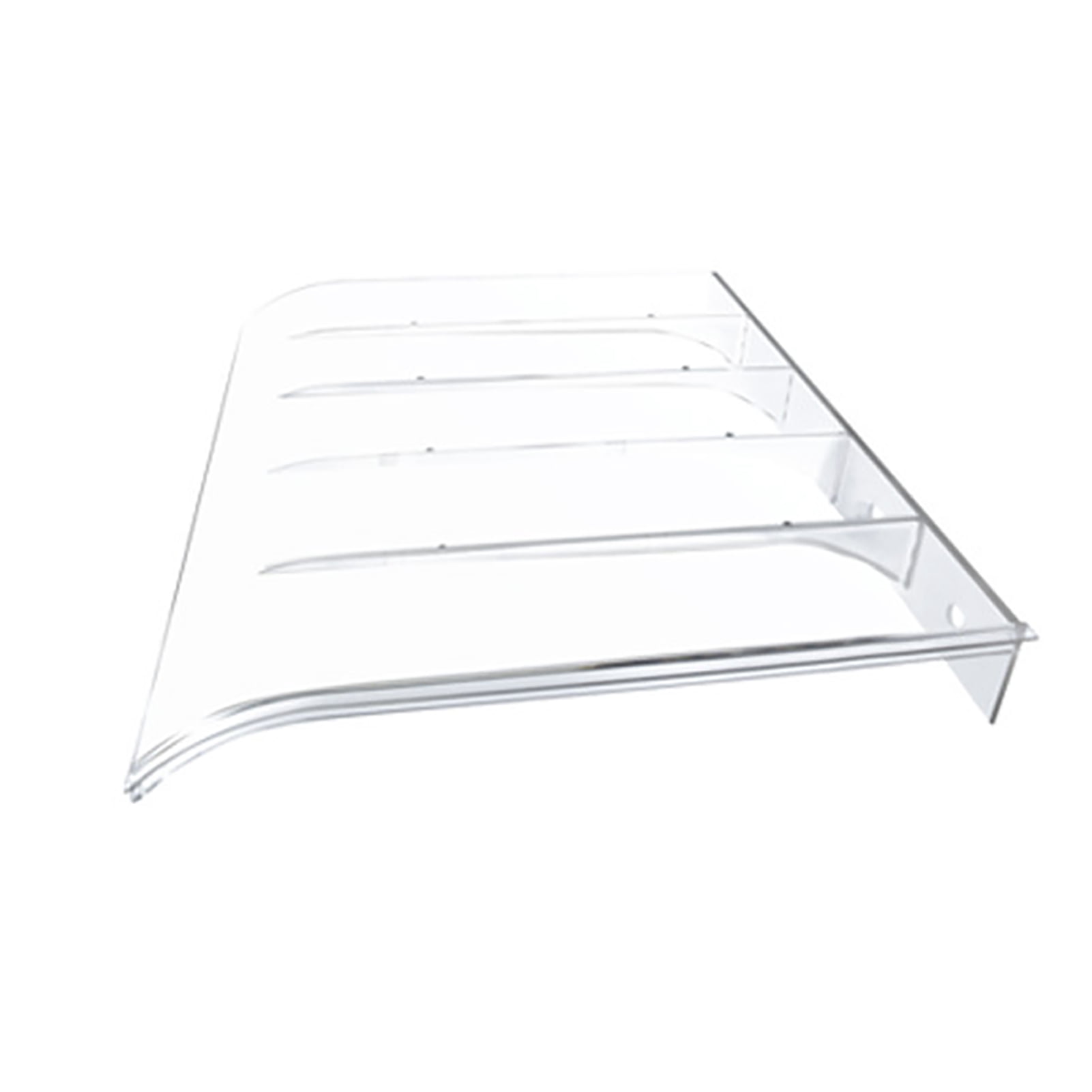 BAETEUY Invisible Canopy Roof Window Door Canopy Transparent Entryway Awning Cover for Outdoor Balcony Protection