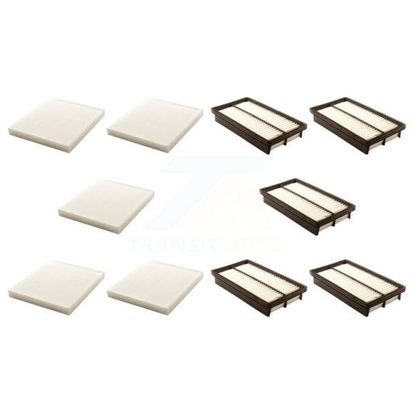 PUR 5x Air + 5x Cabin Filter (10 Total) Kit for Car Mazda CX-7 6 KFL-102036
