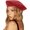 Red, variant on PU Leather Berets for Women  Beret Hats Artist Painter Hat Classic Solid Style