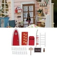 thumbnail image 4 of Christmas Fairy Door Kit, Model Gift Sturdy Mini Wooden Fairy Door Kit Add Joy DIY Decorative  For Children For Tale Education, 4 of 8