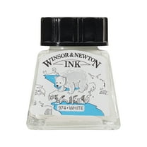 Winsor & Newton Drawing Ink, .5 oz. Bottle, White