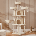 thumbnail image 2 of Renwick 68.5in Multi-Level Cat Tree Caves Condos, Beige, 2 of 8