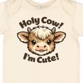 thumbnail image 4 of Inktastic Holy Cow I'm Cute Boys or Girls Baby Bodysuit, 4 of 5