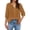 45# Yellow, variant on Womens 3/4 Sleeve Tops Cotton Linen Shirts Embroidered V Neck Button Boho Blouses Loose Fit Dressy Casual Tunic Top,Yellow,XXL